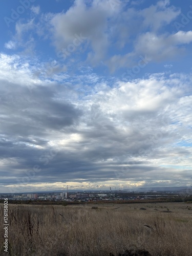 clouds over the sea