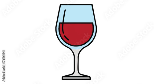 50. **full glass outline icon vector full color**
