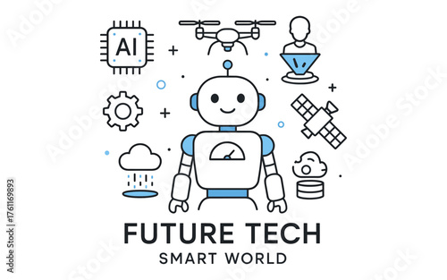 Futuristic technology and robotics: ai and innovation in a connected world