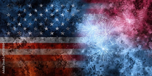 patriotic image to celebrate USA 250th birthday featuring the American flag