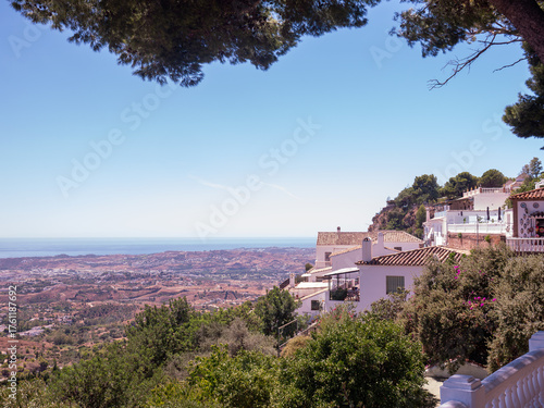 Aerial View of Mijas, Andalusia, Spain