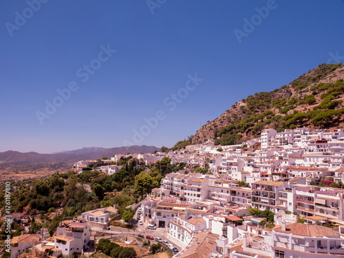 Aerial View of Mijas, Andalusia, Spain