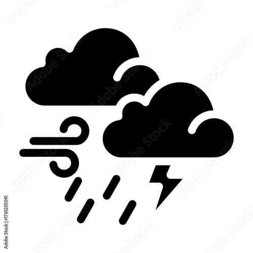 Bad Weather   Glyph Icon