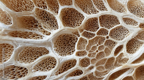 Mushroom mycelium network structure