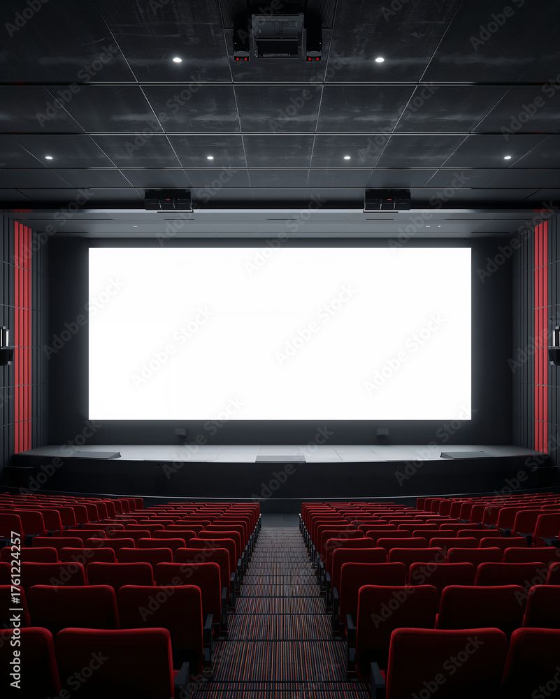 Fototapeta premium Empty Cinema Theater