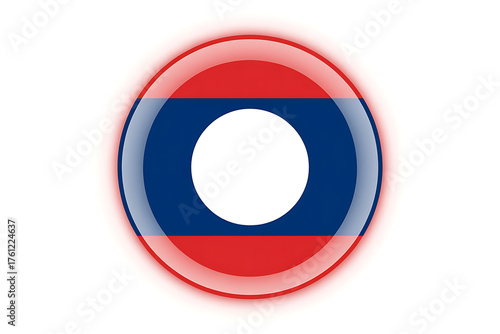 Free Download Circular emblem displays red, white, and blue bands with a central white circle, representing a nation. - GFXLoad