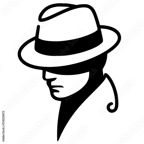 Classic men's logo silhouette