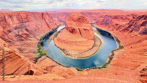 Horseshoe bend grand canyon national park landscape background