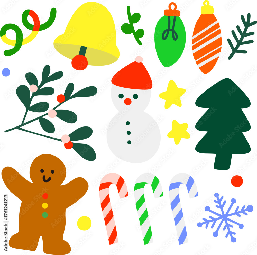 Naklejka premium 크리스마스