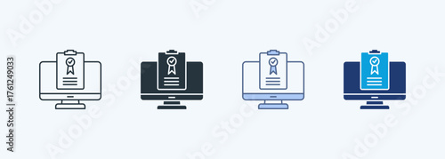 Automated Underwriting Multiple Style Icon Collection