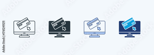 Virtual Card Multiple Style Icon Collection