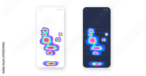 Mobile app heatmap