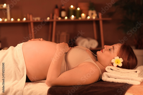 Beautiful young pregnant wo...