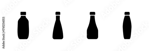 Bottle icon vector illustration. bottle sign and symbol