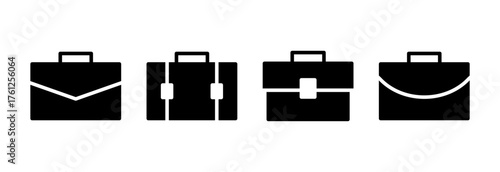 Briefcase icon vector illustration. suitcase sign and symbol. luggage symbol.