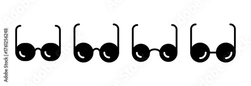 Glasses icon vector illustration. Glasses sign and symbol