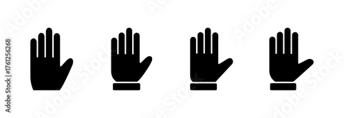 Hand icon vector illustration. hand sign and symbol. hand gesture