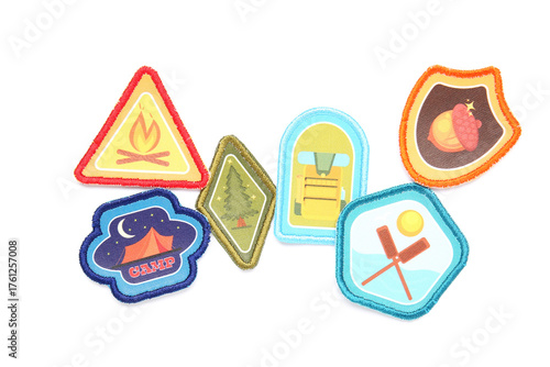 Different scout patches on ...