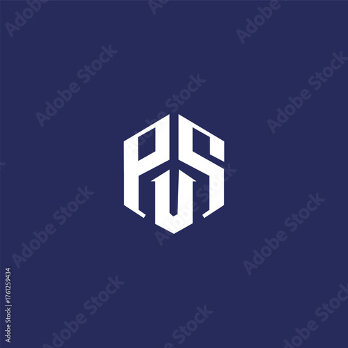 Modern unique creative PUS letters logo design