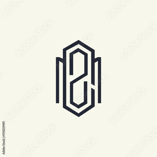 Modern unique creative MCZ letters logo design