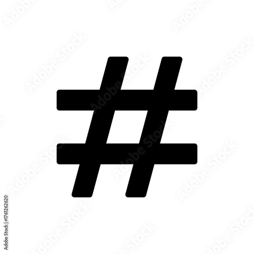 Hashtag icon vector for web and mobile app. hashtag sign and symbol