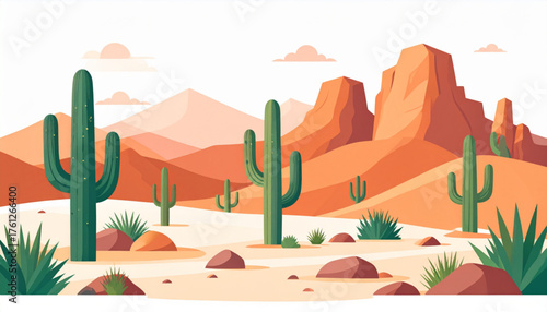 Minimal Desert Flora