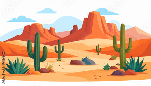 Minimal Desert Flora