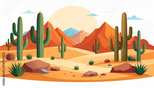 Minimal Desert Flora