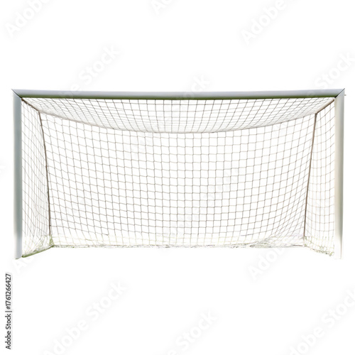 Sports goal netting for outdoor field play and team games