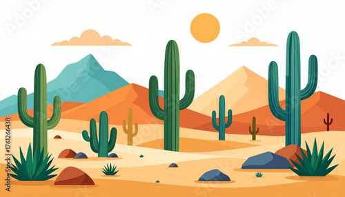 Minimal Desert Flora