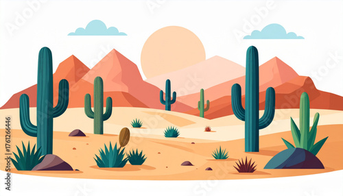 Minimal Desert Flora