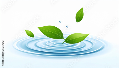 Gentle Water Plants Composition