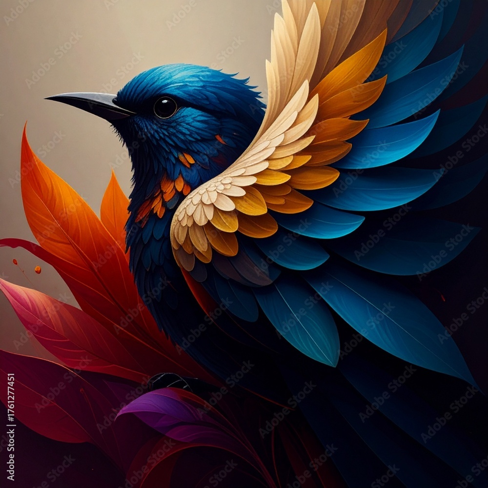 Obraz premium A bird of paradise