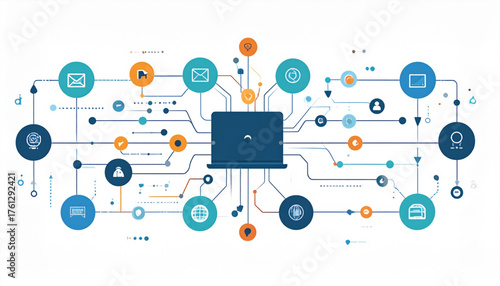 Digital Workflow Network Map
