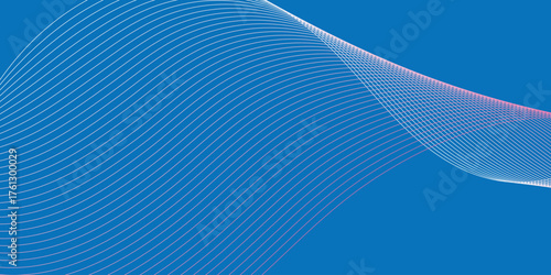 abstract creative blend wave background on blue.