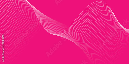 abstract creative blend wave background on pink.