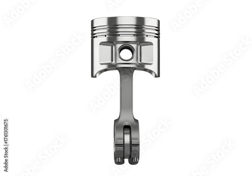 Engine piston isolated on transparent background