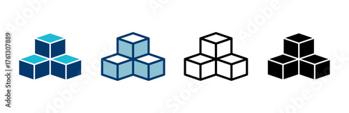 Box icon vector isolated on white background. Cardboard box, packaging open. Box vector icon