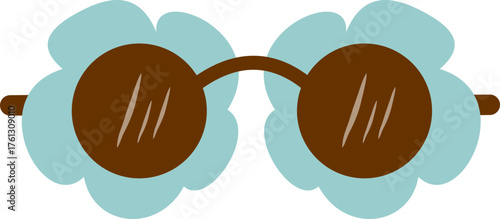 Flowers Shape Sunglasses