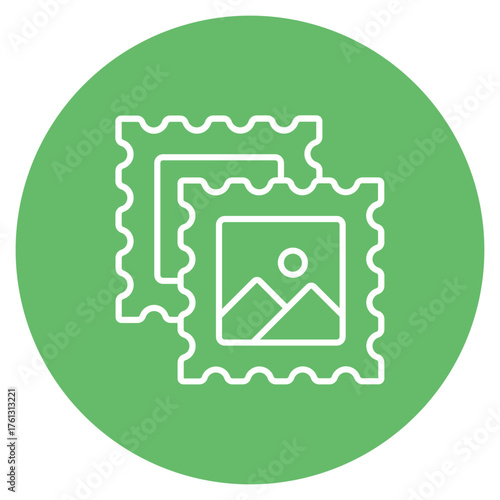 Stamp collecting Icon