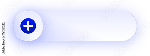 Glowing Add Plus Button