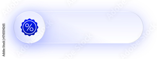 Glowing Discount Sale Button