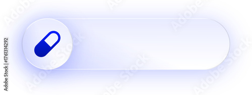 Glowing Pill Medicine Button