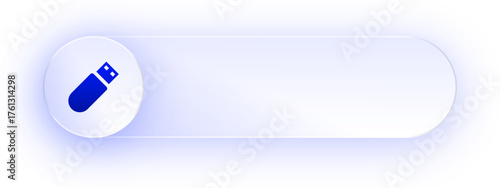 Glowing Usb Drive Button