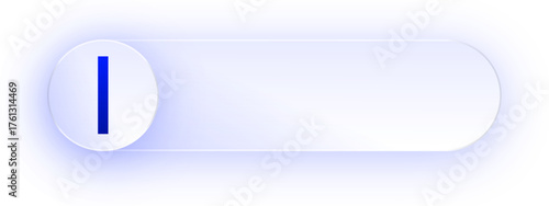 Glowing Vertical Bar Button