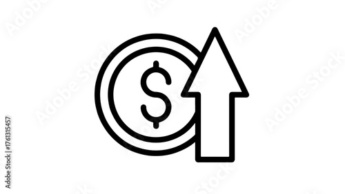 black and white arrows