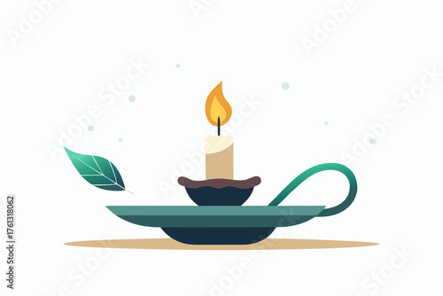 illustration of candle