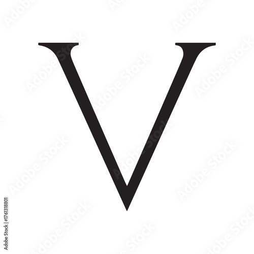 Moving Line Letter V Logo Symbolizing Speed and Innovation