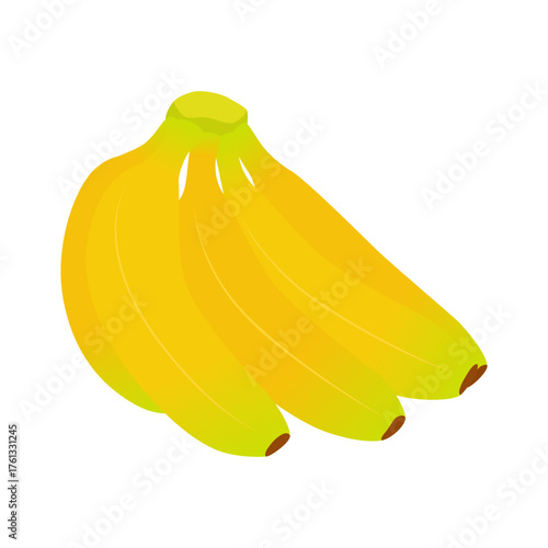 bunch banana cartoon element