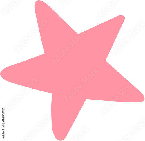 Colourful groovy abstract shape element